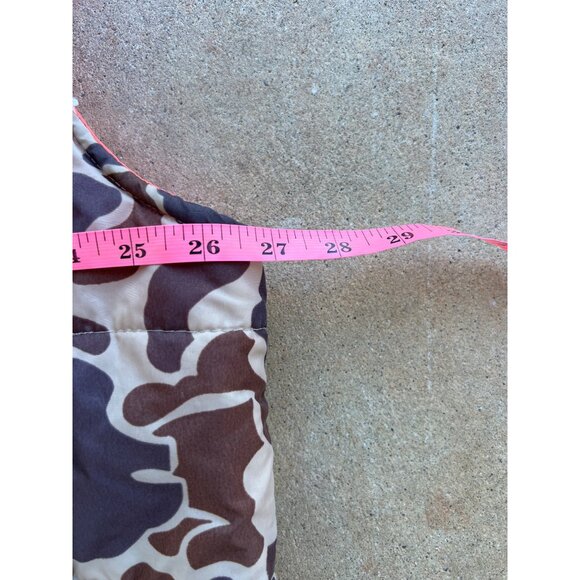 Vintage Duck Bay XL Camo Hunting Vest Reversible Nylon & Polyester Brown/Orange - Picture 3 of 5